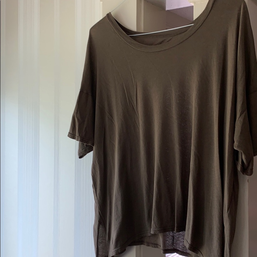 Enza Costa Supima Cotton Loose S/S Crew T-Shirt